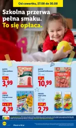 Gazetka promocyjna Lidl - Gazetka ważna od 27.08 do 30.08 - Gazetka - ważna od 30.08 do 30.08.2026 - strona 58 - produkty: Ser, Jogurt, Truskawki, Chipsy, Jogurt pitny