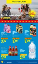 Gazetka promocyjna Lidl - Gazetka ważna od 27.08 do 30.08 - Gazetka - ważna od 30.08 do 30.08.2026 - strona 62 - produkty: Dawtona, Sok, Mus, Sok pomidorowy, Woda mineralna, Woda, Wino, Napój, Liczi