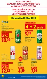 Gazetka promocyjna Lidl - Gazetka ważna od 27.08 do 30.08 - Gazetka - ważna od 30.08 do 30.08.2026 - strona 66 - produkty: Piwa, Koc, Gra, Heineken, Tyskie, Okocim