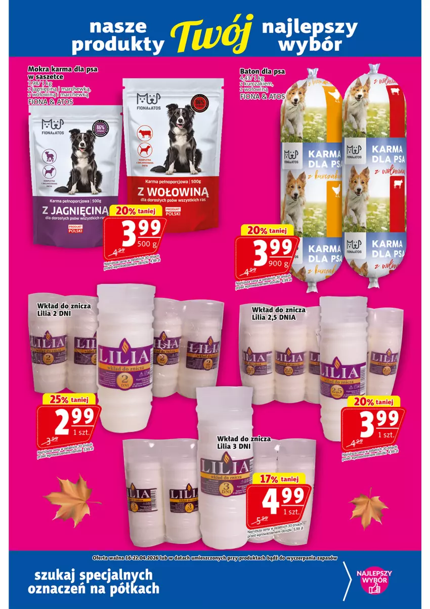 Gazetka promocyjna Prim Market - ważna 16.04 do 22.04.2026 - strona 18 - produkty: Baton, Fa, Kurczak, Wołowina, Znicz