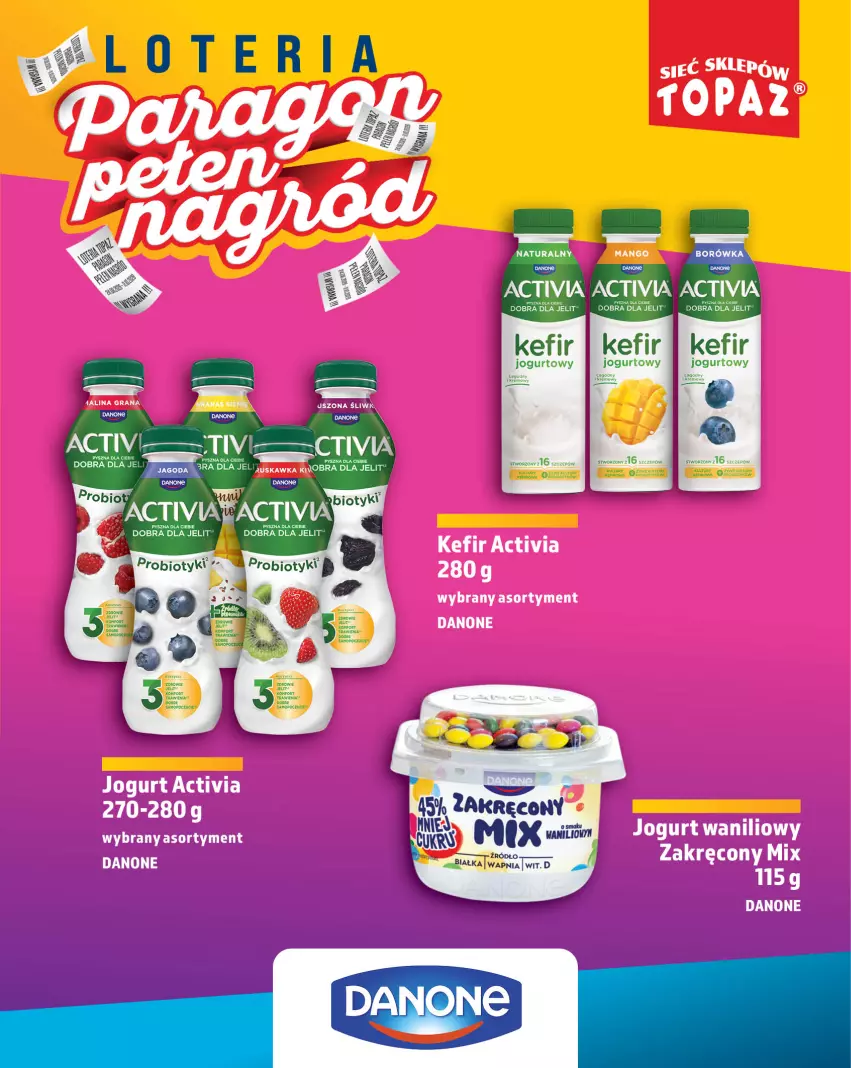 Gazetka promocyjna Topaz - Gazetka - ważna 24.08 do 11.10.2026 - strona 35 - produkty: Danone, Jogurt, Kefir, Mop