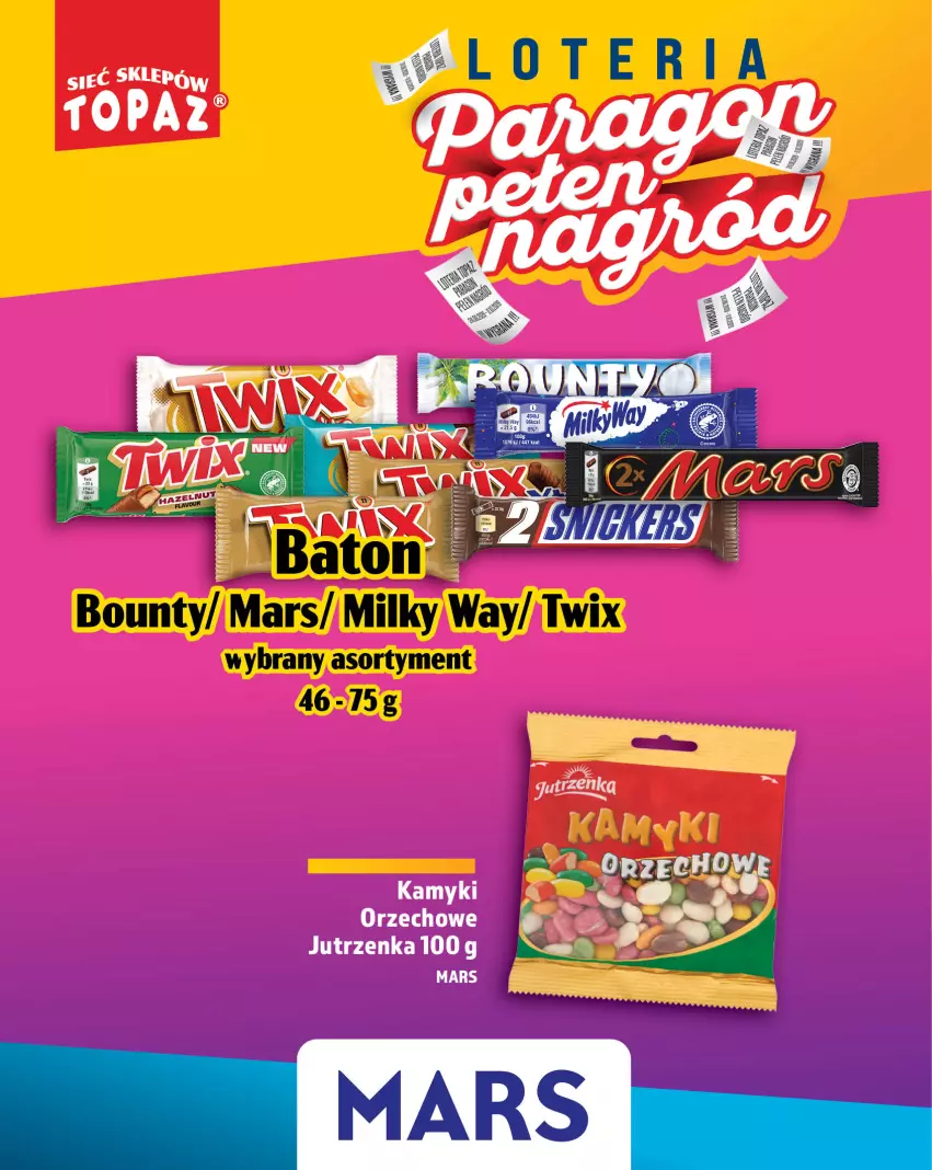 Gazetka promocyjna Topaz - Gazetka - ważna 24.08 do 11.10.2026 - strona 78 - produkty: Bounty, Mars, Milky Way, Twix