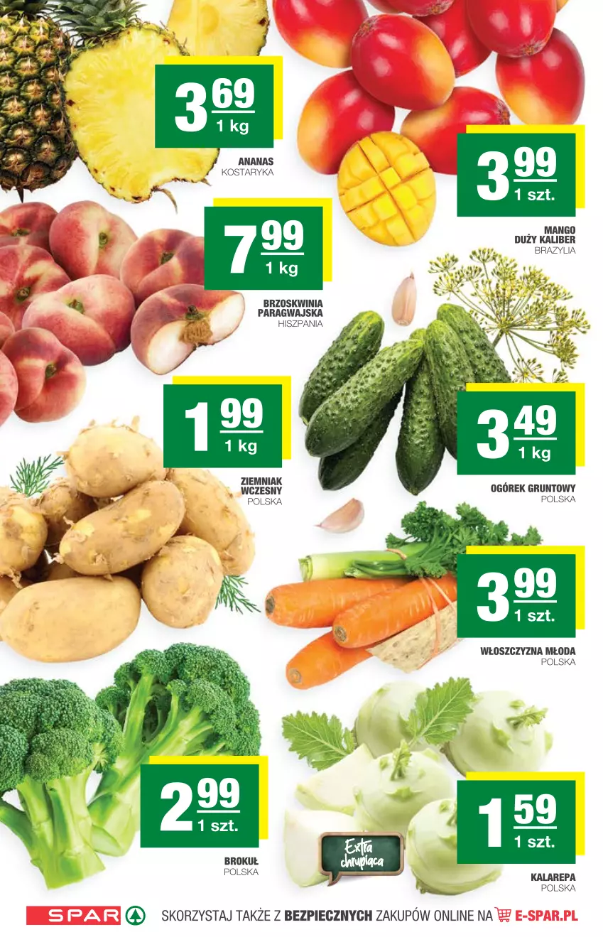 Gazetka promocyjna Spar - Spar - ważna 23.06 do 29.06.2021 - strona 2 - produkty: Ananas, Grunt, Mango, Ogórek, Piec