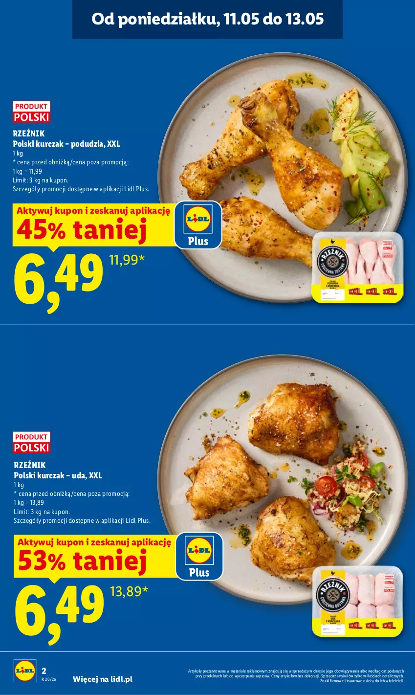 Gazetka promocyjna Lidl - Gazetka ważna od 11.05 do 13.05 - ważna 11.05 do 13.05.2026 - strona 2 - produkty: Kurczak