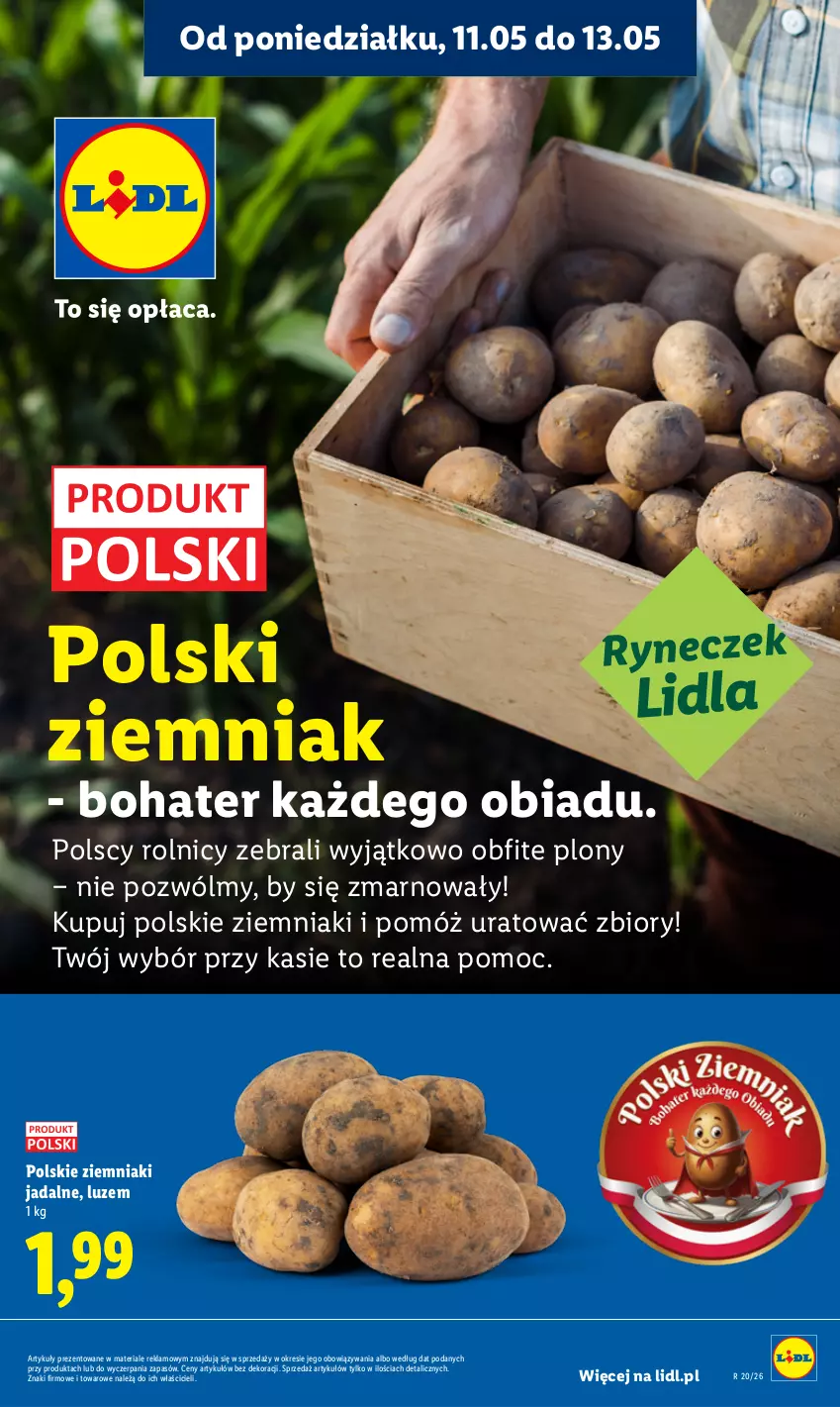 Gazetka promocyjna Lidl - Gazetka ważna od 11.05 do 13.05 - ważna 11.05 do 13.05.2026 - strona 33 - produkty: Ziemniaki