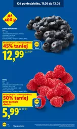 Gazetka promocyjna Lidl - Gazetka ważna od 11.05 do 13.05 - Gazetka - ważna od 13.05 do 13.05.2026 - strona 6 - produkty: Maliny