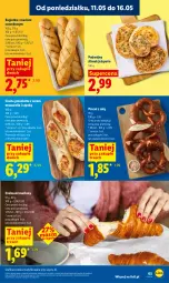 Gazetka promocyjna Lidl - Gazetka ważna od 11.05 do 13.05 - Gazetka - ważna od 13.05 do 13.05.2026 - strona 65 - produkty: Mozzarella, Ser, Gra, Rust, Prosciutto, Croissant, Bagietka, Rogal, Grafika