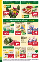 Gazetka promocyjna Stokrotka - Market - Gazetka - ważna od 30.07 do 30.07.2025 - strona 4 - produkty: Ser topiony, Krakus, Warzywa, Top, Sok, Ser, Mus, Gra, Gerber, Twaróg, Mlekovita, Wafle, Szynka konserwowa, Szynka, Farm Milk, Twaróg półtłusty, Bukiet, Owoce, Arbuz, Woda, Gala, Masło, Mięso, Wafle tortowe, Mleko, Fa