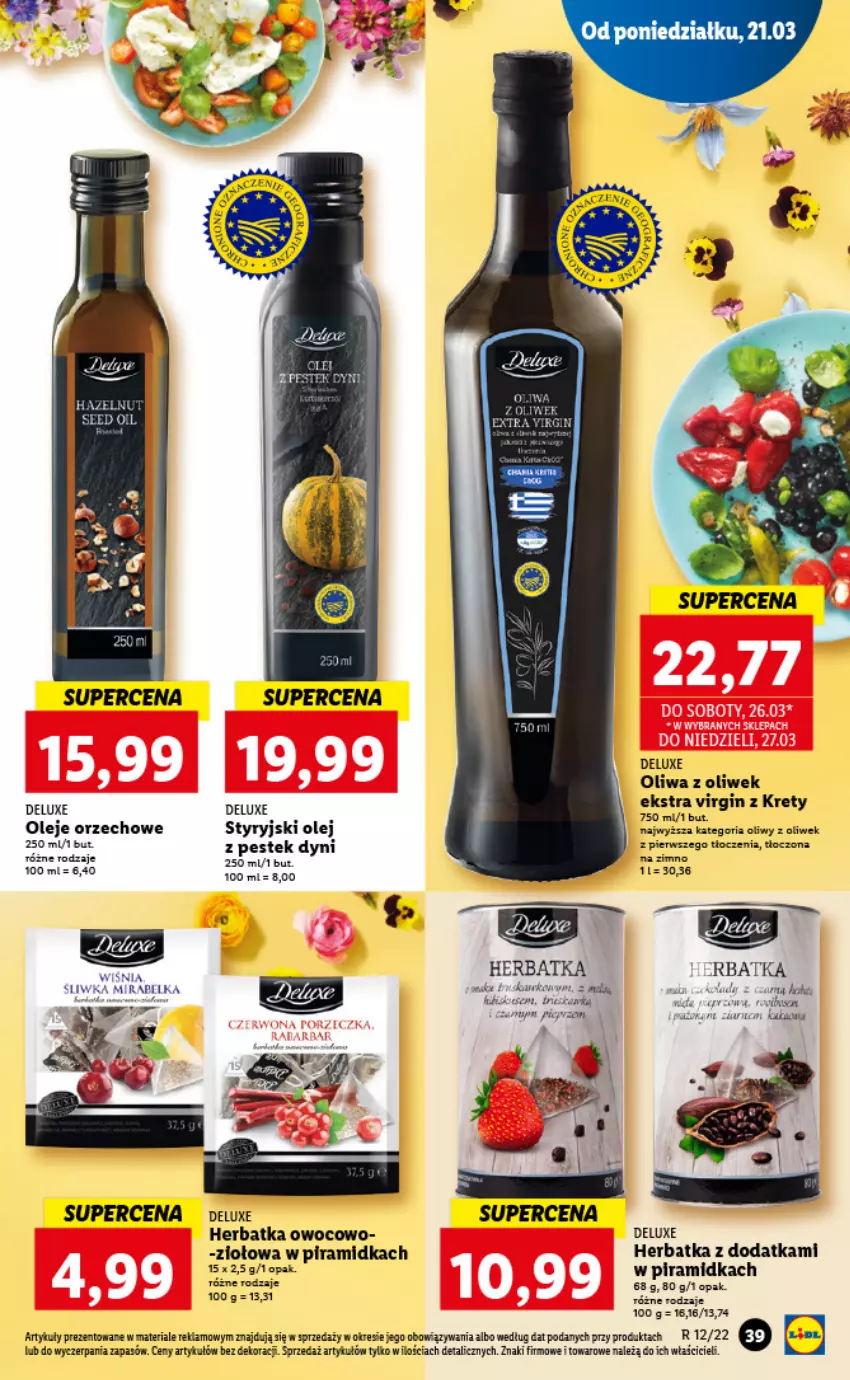 Gazetka promocyjna Lidl - GAZETKA - ważna 21.03 do 23.03.2022 - strona 39 - produkty: Fa, Gin, Kret, Olej, Oliwa z oliwek, Pieprz, Stek