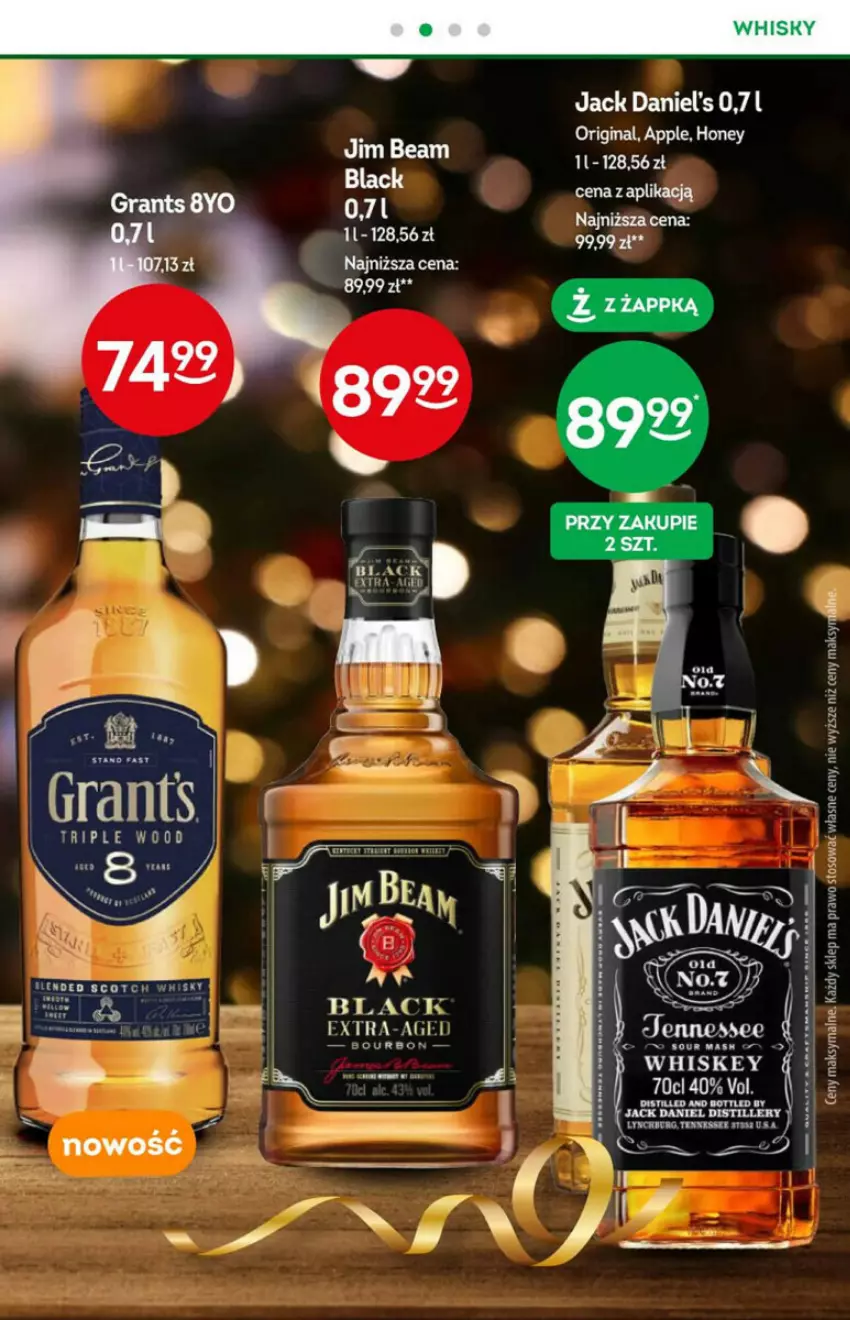 Gazetka promocyjna Żabka - ważna 13.12.2023 do 09.01.2024 - strona 11 - produkty: Bourbon, Gra, Jack Daniel's, Jim Beam, Lack