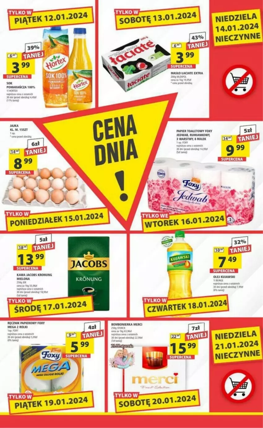 Gazetka promocyjna Arhelan - ważna 12.01.2023 do 21.01.2024 - strona 14 - produkty: Bell, Fa, Foxy, Kujawski, Masło, Papier, Papier toaletowy, Ręcznik, Rolki, Rum, Sok