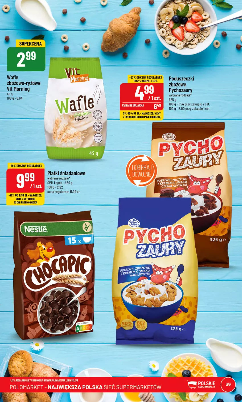 Gazetka promocyjna PoloMarket - Gazetka pomocyjna - ważna 31.05 do 06.06.2023 - strona 39 - produkty: Danio, Ryż, Wafle