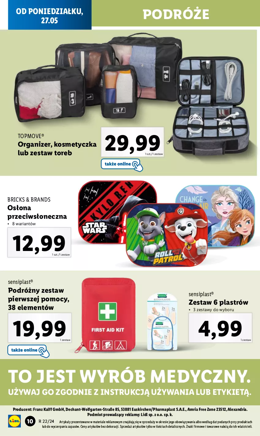 Gazetka promocyjna Lidl - GAZETKA - ważna 27.05 do 01.06.2024 - strona 12 - produkty: Kosmetyczka, Organizer, Top