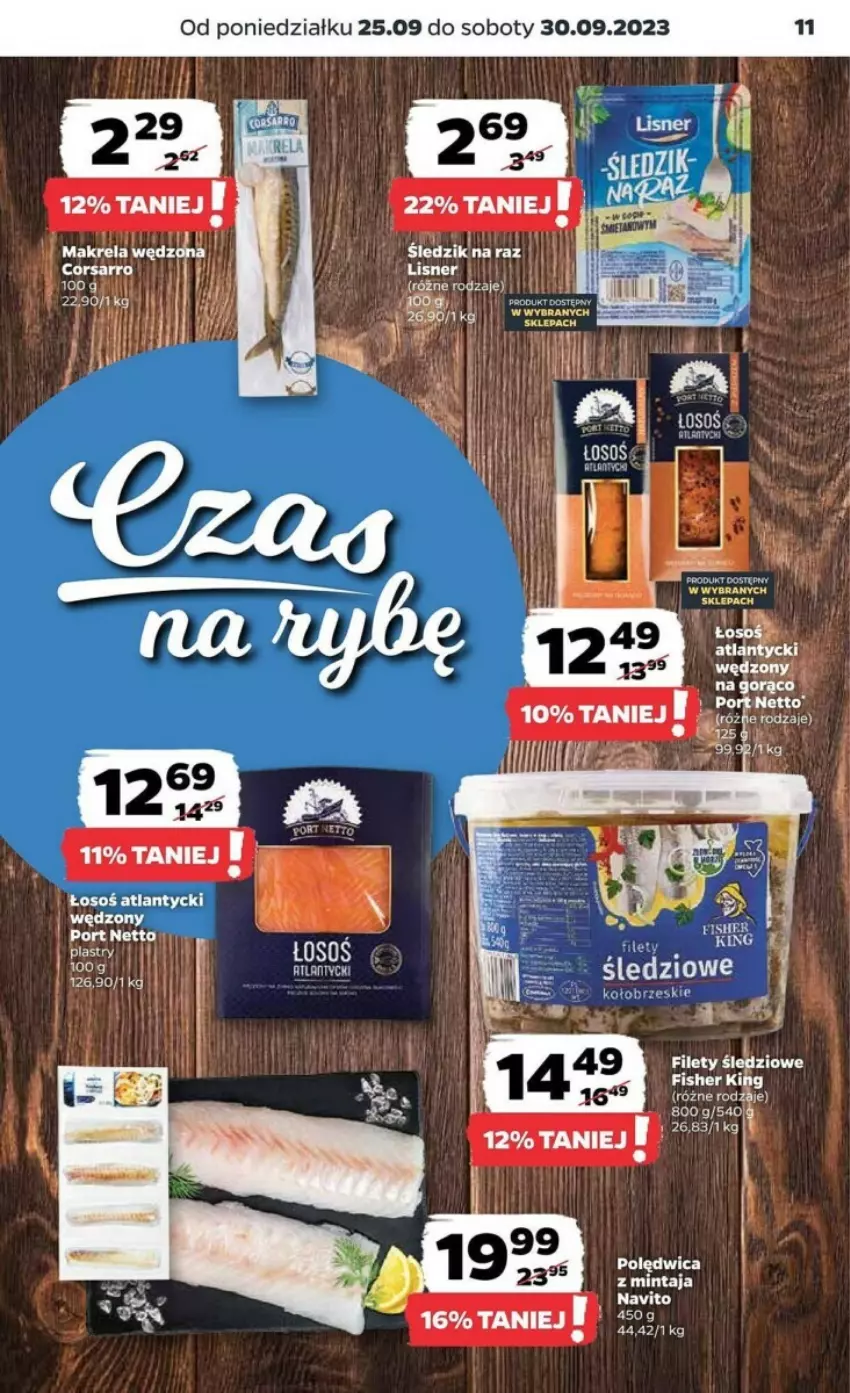 Gazetka promocyjna Netto - ważna 25.09 do 30.09.2023 - strona 3 - produkty: Fa, LG, Mintaj, Polędwica