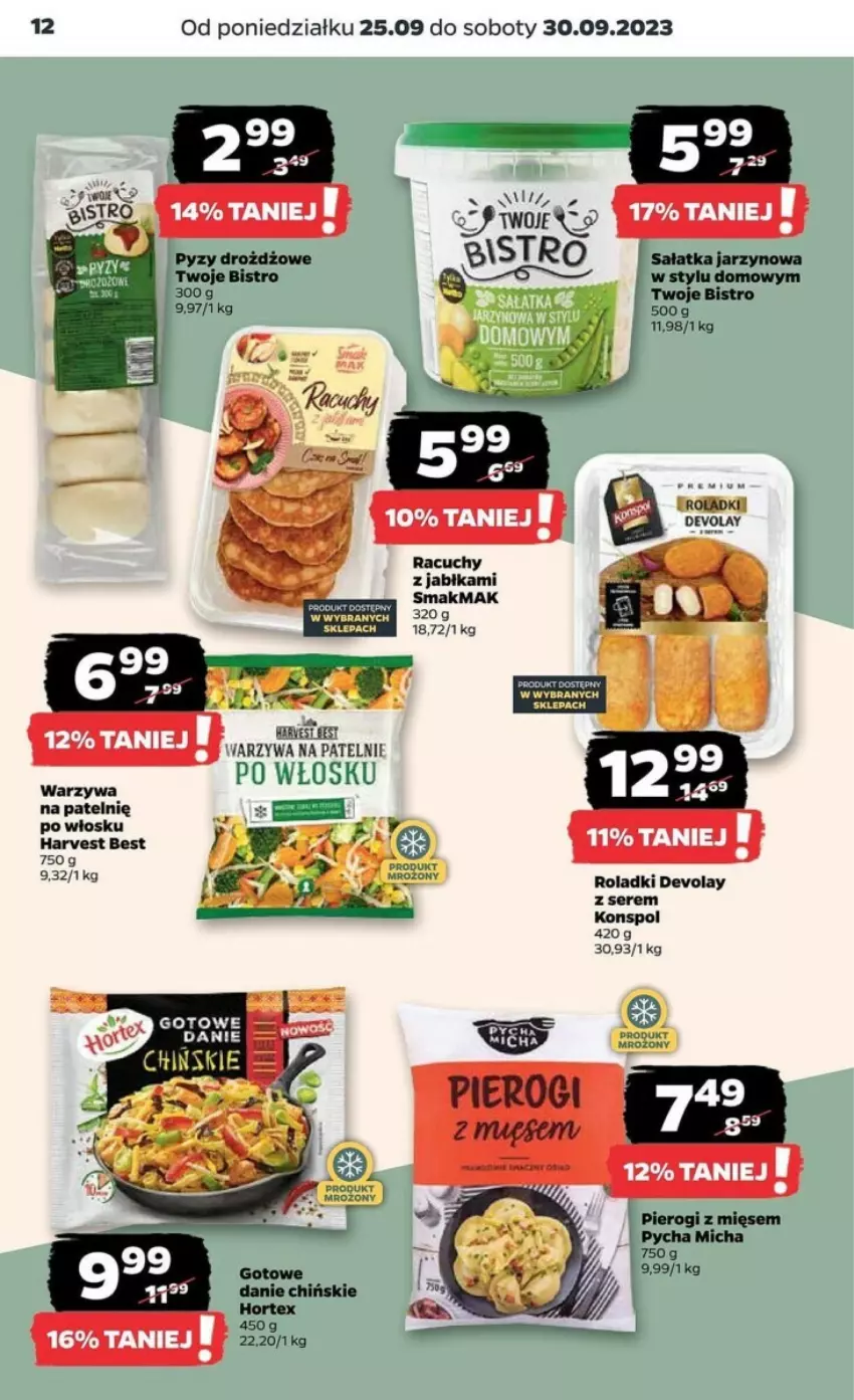 Gazetka promocyjna Netto - ważna 25.09 do 30.09.2023 - strona 4 - produkty: Hortex, Ser, Warzywa