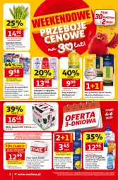 Gazetka promocyjna Auchan - Gazetka 30 Lat Supermarket Auchan - Gazetka - ważna od 06.05 do 06.05.2026 - strona 2 - produkty: Piwa, Tchibo, Lubella, Makaron, Elseve, Gra, Zawieszki, Bell, Bref, Dallmayr, Tyskie, Płyn do płukania, Szampon, Olej rzepakowy, Bella, Odżywka, Olej, Lenor, Mleko