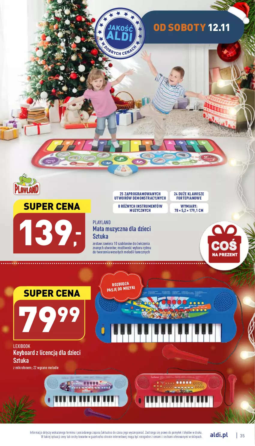 Gazetka promocyjna Aldi - Pełny katalog - ważna 07.11 do 12.11.2022 - strona 35 - produkty: Dzieci, Gra, Mikrofon, Rum