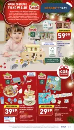 Gazetka promocyjna Aldi - Pełny katalog - Gazetka - ważna od 12.11 do 12.11.2022 - strona 31 - produkty: Piec, Pociąg, Zabawki drewniane, Stek, Puzzle, Tera, Dzieci, Kalendarz, Fa