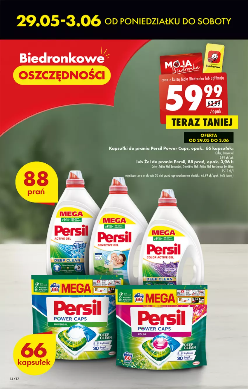 Gazetka promocyjna Biedronka - ważna 01.06 do 07.06.2023 - strona 16 - produkty: Dron, Kapsułki do prania, Persil, Silan