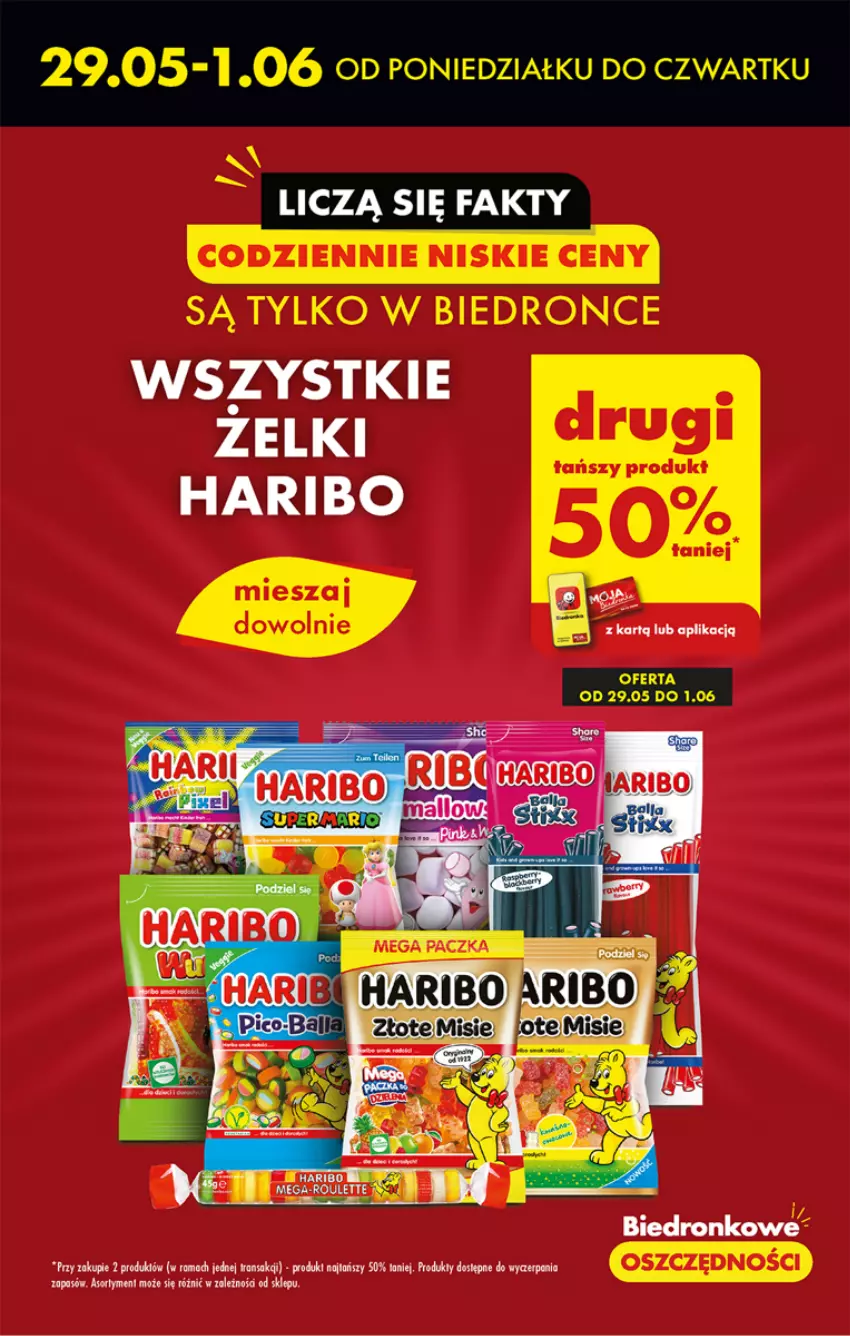 Gazetka promocyjna Biedronka - ważna 01.06 do 07.06.2023 - strona 5 - produkty: Dron, Haribo, Rama, Ser, Tran