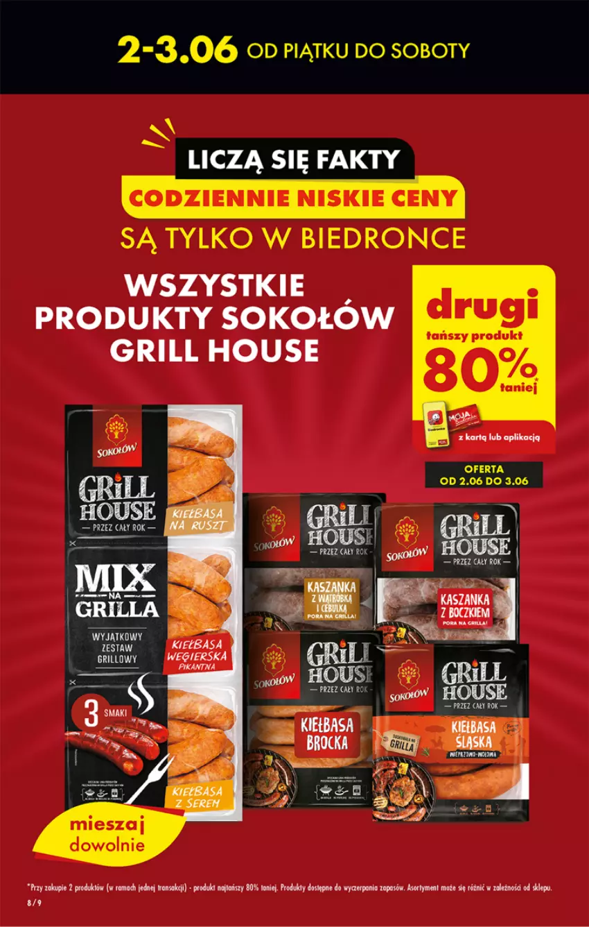 Gazetka promocyjna Biedronka - ważna 01.06 do 07.06.2023 - strona 8 - produkty: Grill, Rama, Sok