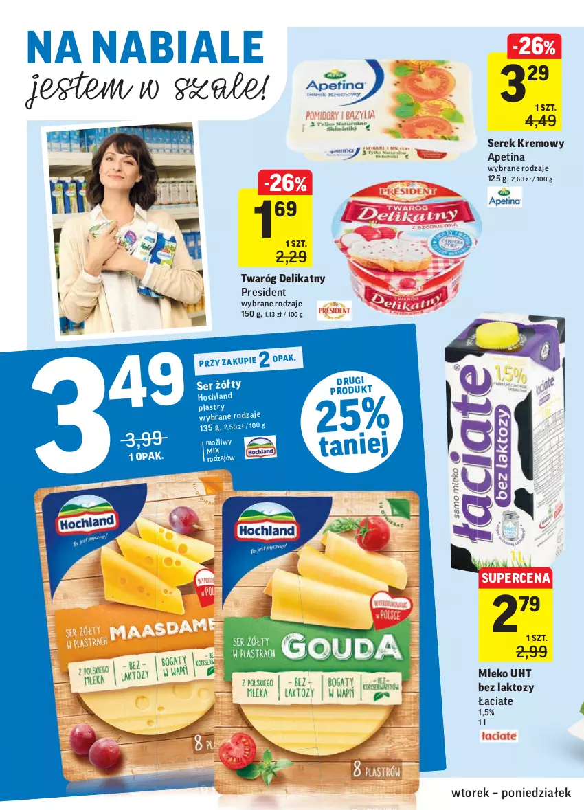 Gazetka promocyjna Intermarche - Okazje tygodnia - ważna 23.02 do 01.03.2021 - strona 16 - produkty: Mleko, Ser, Serek, Szal, Twaróg, Twaróg delikatny