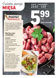 Gazetka promocyjna Intermarche - Okazje tygodnia - Gazetka - ważna od 01.03 do 01.03.2021 - strona 10 - produkty: Kurczak, Sos, Ser, Por, Koc, Miseczka, Czosnek, Serca z kurczaka, Sezam, Nuty, Olej, Rondel, Imbir