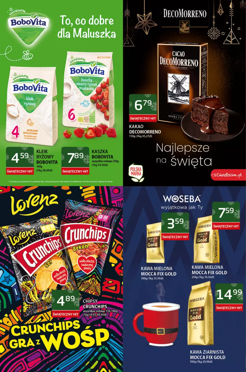 Gazetka promocyjna ABC - Gazetka - ważna 09.12 do 22.12.2021 - strona 6 - produkty: BoboVita, Kakao, Karmi, Kawa, Kawa mielona, Kawa ziarnista, Mocca Fix Gold