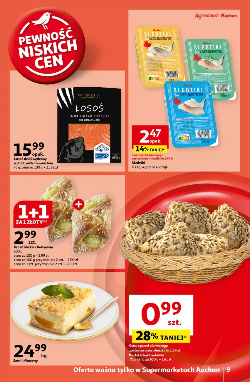 Gazetka promocyjna Auchan - Gazetka Pewność Niskich Cen Supermarket Auchan - ważna 10.10 do 16.10.2024 - strona 11 - produkty: Mus, Ser