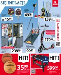 Gazetka promocyjna Selgros - Oferta przemysłowa - Gazetka - ważna od 02.05 do 02.05.2023 - strona 25 - produkty: Por, Noż, Gry, Kosz, Kije, Tesla, Pompka, Sport, Mule, Narożnik, Piłka nożna, Hulajnoga