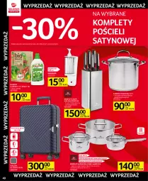 Gazetka promocyjna Selgros - Oferta przemysłowa - Gazetka - ważna od 02.05 do 02.05.2023 - strona 40 - produkty: Noż, Miarka, Garnek, Pościel, Walizka, Garnek z pokrywą, Dozownik, Piekarnik, Pokrywa, Rondel