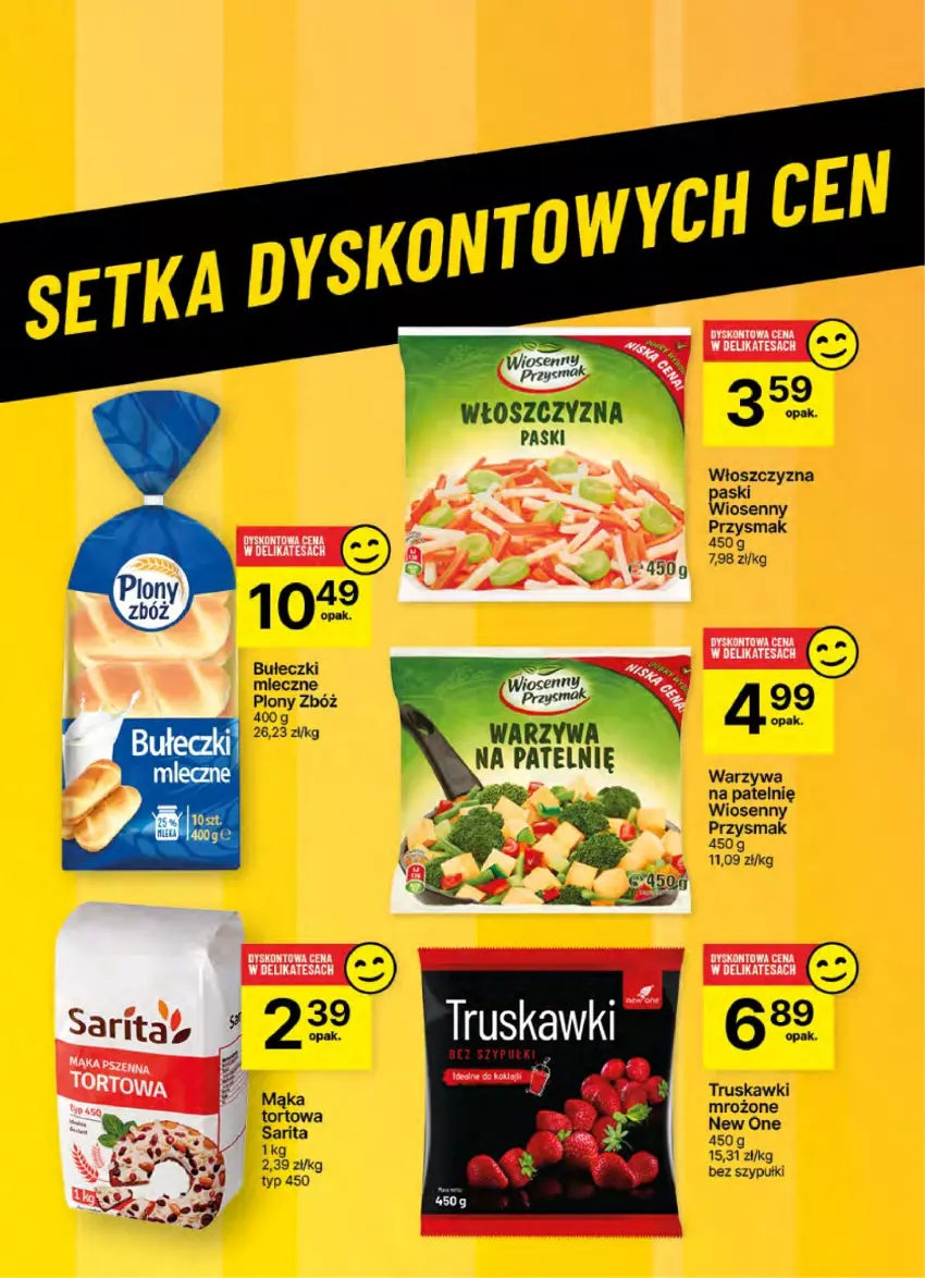 Gazetka promocyjna Delikatesy Centrum - NOWA GAZETKA Delikatesy Centrum od 21 listopada! 21-27.11.2024 - ważna 21.11 do 27.11.2024 - strona 46 - produkty: Gra, Mąka, Mąka tortowa, Sarita, Truskawki, Warzywa