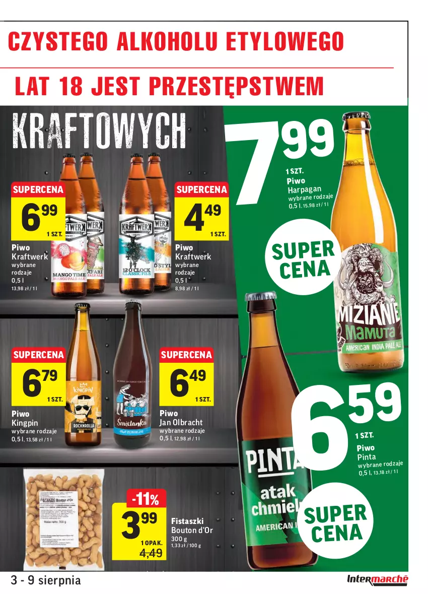 Gazetka promocyjna Intermarche - ważna 03.08 do 09.08.2021 - strona 27 - produkty: Piwo