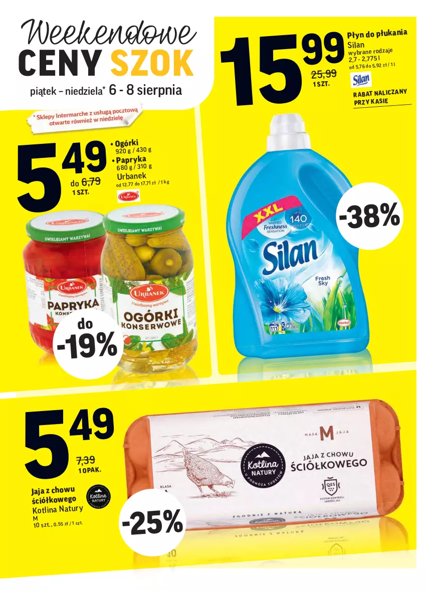 Gazetka promocyjna Intermarche - ważna 03.08 do 09.08.2021 - strona 39 - produkty: Jaja, Kotlin, Silan