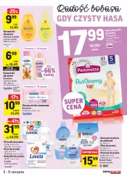 Gazetka promocyjna Intermarche - Gazetka - ważna od 09.08 do 09.08.2021 - strona 31 - produkty: Płyn do prania, Johnson's, Lovela, Majtki, Proszek do prania, Johnson's Baby, Chusteczki, Kosmetyki dla dzieci, Dzieci, Pieluchomajtki, Kapsułki do prania