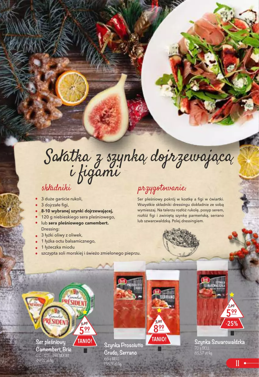 Gazetka promocyjna Arhelan - Gazetka - ważna 12.12.2022 do 08.01.2023 - strona 11 - produkty: Camembert, Dres, Figi, Olej, Pieprz, Ser, Ser pleśniowy, Talerz