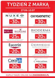 Gazetka promocyjna Ziko - Gazetka Ziko Dermo - Gazetka - ważna od 10.07 do 10.07.2024 - strona 26 - produkty: CeraVe, Ser, Bioderma, Embryolisse, Dermedic, Nuxe, Atoderm