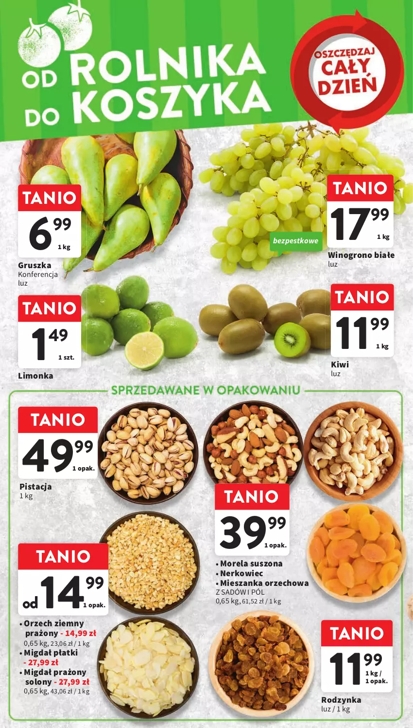 Gazetka promocyjna Intermarche - Gazetka Intermarche - ważna 25.01 do 31.01.2024 - strona 10 - produkty: Kiwi, Limonka, Mieszanka orzechowa, Morela, Wino