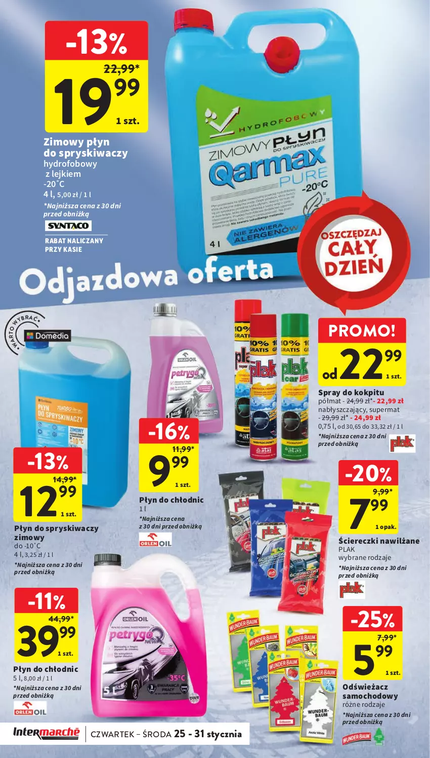 Gazetka promocyjna Intermarche - Gazetka Intermarche - ważna 25.01 do 31.01.2024 - strona 36 - produkty: Płyn do chłodnic, Płyn do spryskiwaczy