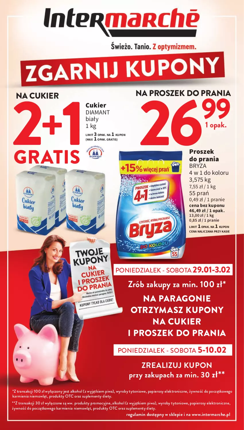 Gazetka promocyjna Intermarche - Gazetka Intermarche - ważna 25.01 do 31.01.2024 - strona 40 - produkty: Bryza, Cukier, Diamant, Gra, Karmi, Papier, Piwa, Proszek do prania, Tran