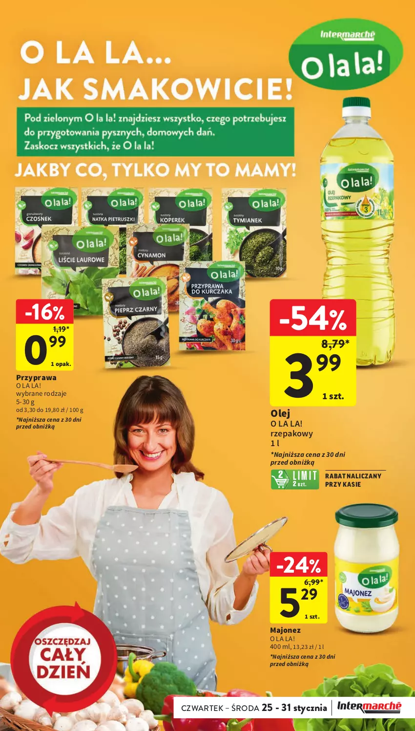 Gazetka promocyjna Intermarche - Gazetka Intermarche - ważna 25.01 do 31.01.2024 - strona 7 - produkty: Majonez, Olej