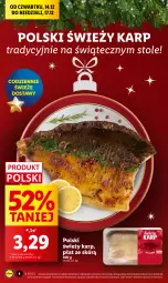 Gazetka promocyjna Lidl - GAZETKA - Gazetka - ważna od 17.12 do 17.12.2023 - strona 4 - produkty: Karp, Ole!