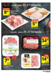 Gazetka promocyjna Intermarche - Gazetka promocyjna - Gazetka - ważna od 29.11 do 29.11.2021 - strona 15 - produkty: Medaliony indycze, Kurczak, Udo z kurczaka, Top, Karkówka wieprzowa, Stek, Lion