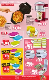 Gazetka promocyjna Kaufland - OFERTA TYGODNIA - Gazetka - ważna od 05.05 do 05.05.2021 - strona 48 - produkty: Piec, Stek, Gofrownica, Pojemnik, Kruszarka do lodu, Tarka, Kubek, Wkładki