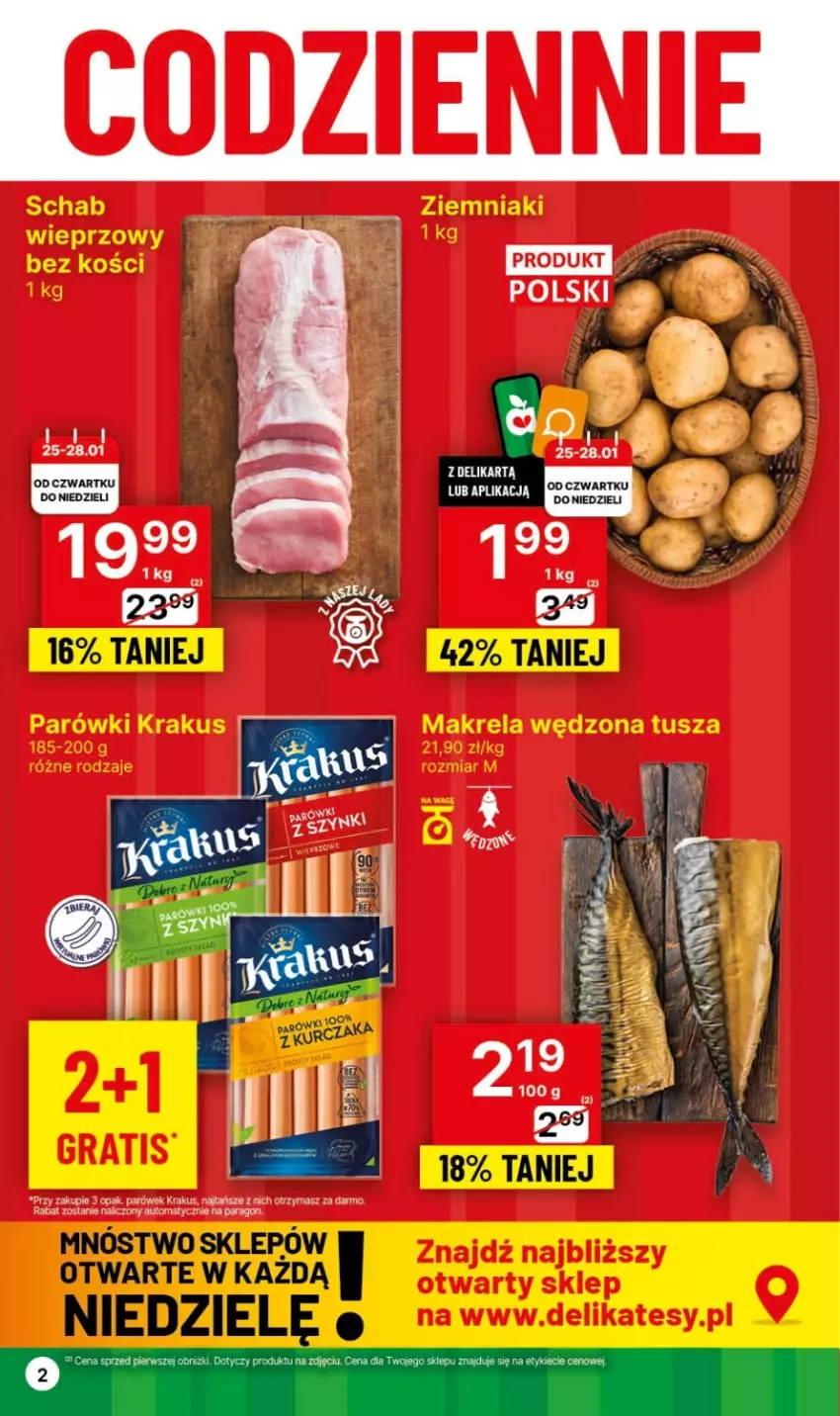 Gazetka promocyjna Delikatesy Centrum - NOWA GAZETKA Delikatesy Centrum od 25 stycznia! 25-31.01.2024 - ważna 25.01 do 31.01.2024 - strona 2