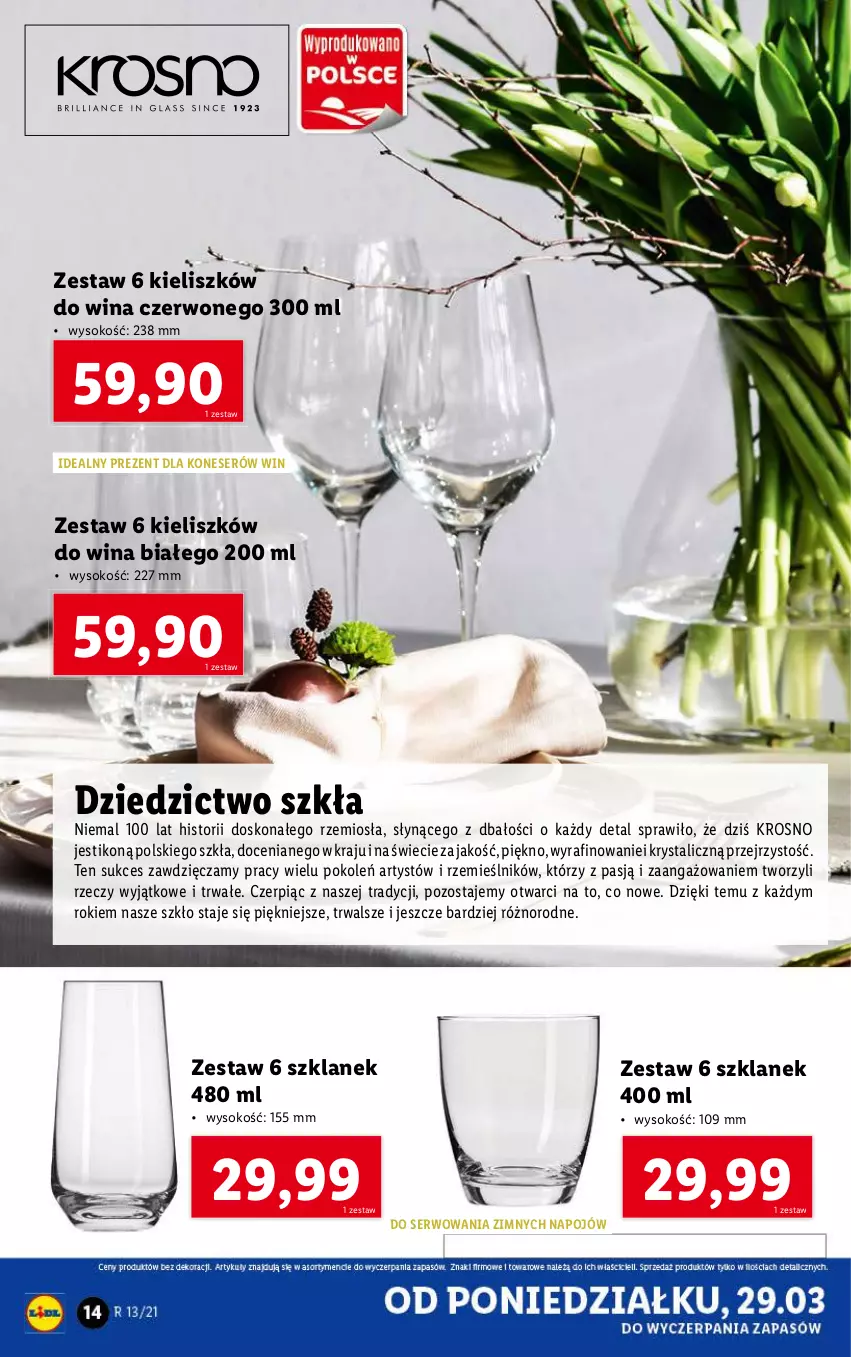 Gazetka promocyjna Lidl - GAZETKA - ważna 29.03 do 03.04.2021 - strona 14 - produkty: Ser, Sok