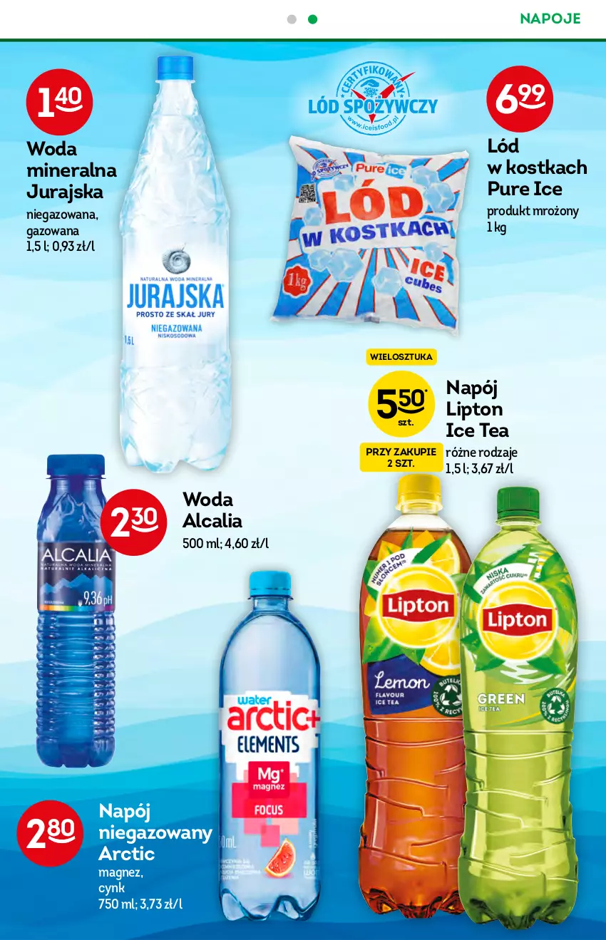 Gazetka promocyjna Żabka - ważna 18.08 do 24.08.2021 - strona 19 - produkty: Cynk, Ice tea, Lipton, Magnez, Napój, Napoje, Pur, Woda, Woda mineralna