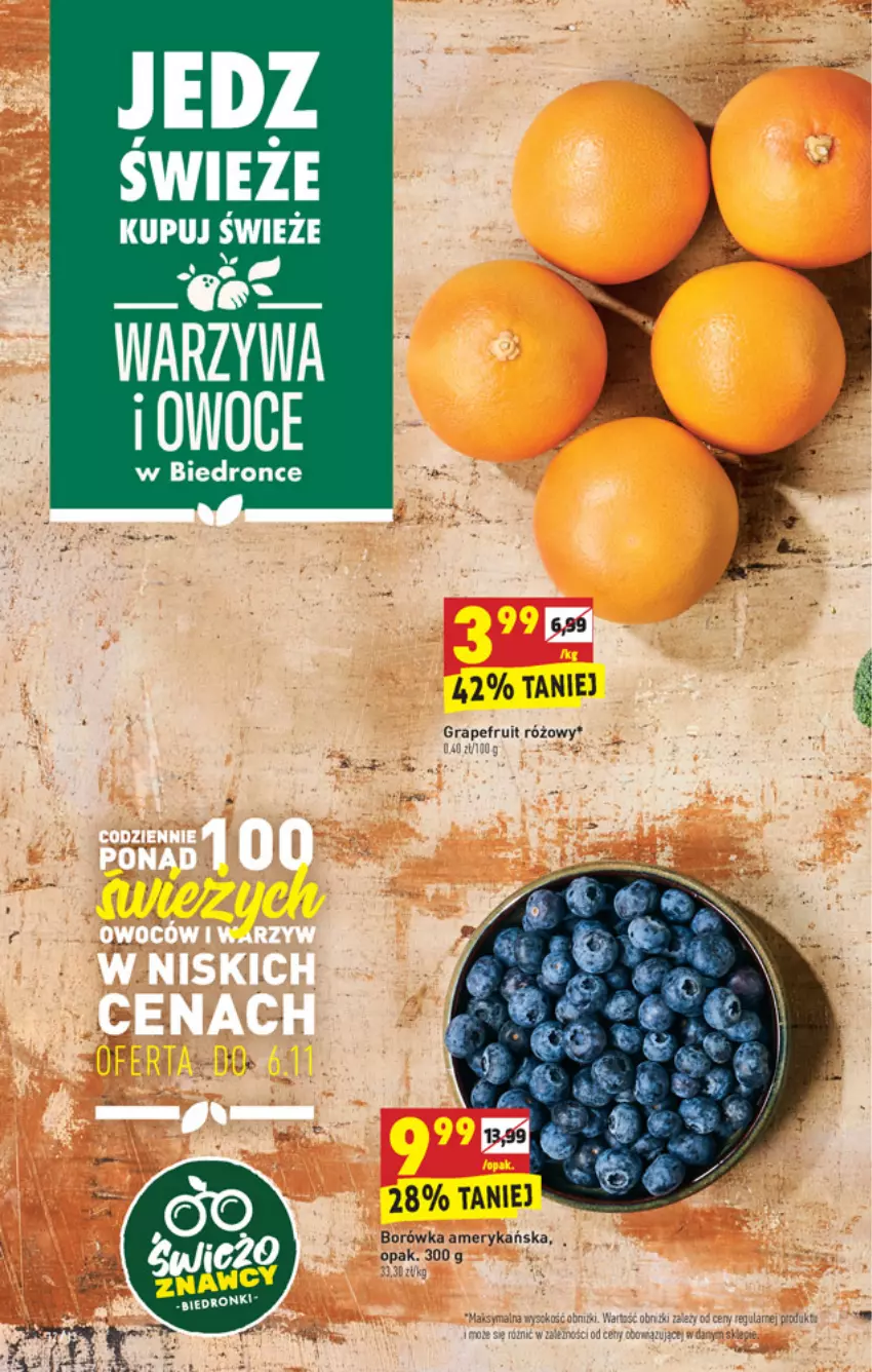 Gazetka promocyjna Biedronka - W tym tygodniu - ważna 04.11 do 10.11.2021 - strona 12 - produkty: Borówka, Borówka amerykańska, Dron, Gra, Owoce, Warzywa, Warzywa i owoce