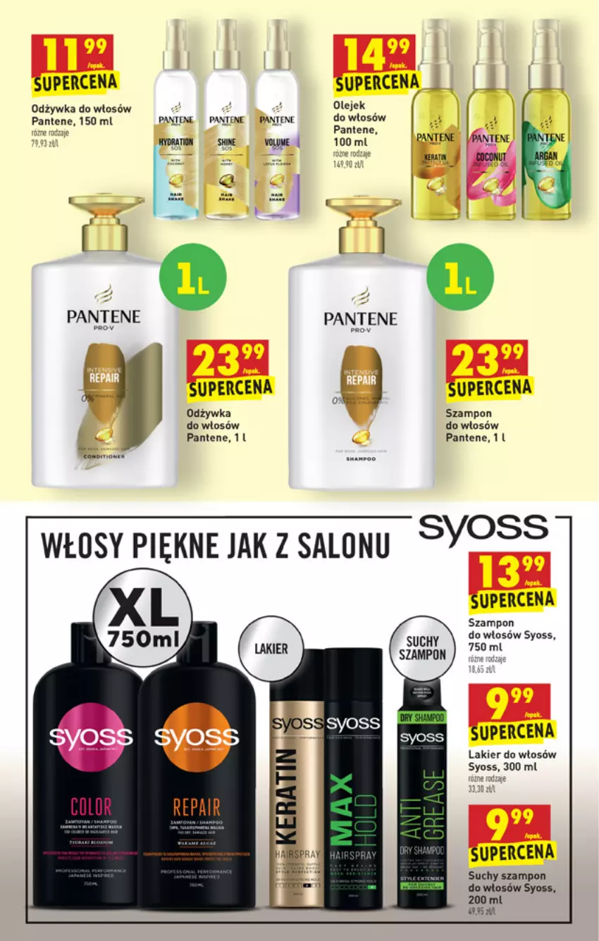 Gazetka promocyjna Biedronka - W tym tygodniu - ważna 04.11 do 10.11.2021 - strona 51 - produkty: HP, Lakier, Lakier do włosów, Odżywka, Olej, Pantene, Suchy szampon, Syoss, Szampon