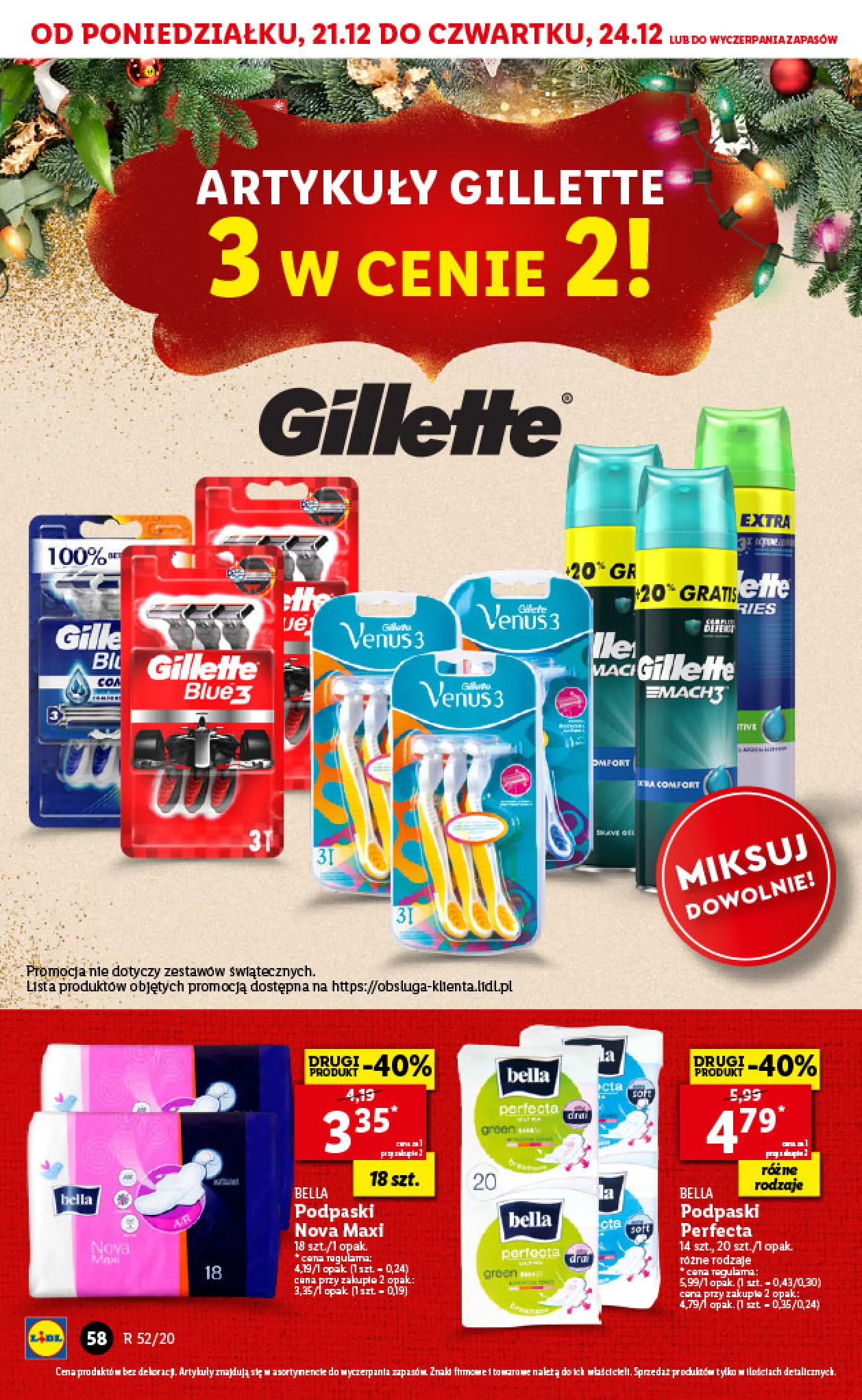 Gazetka promocyjna Lidl - wigilia - ważna 21.12 do 24.12.2020 - strona 58